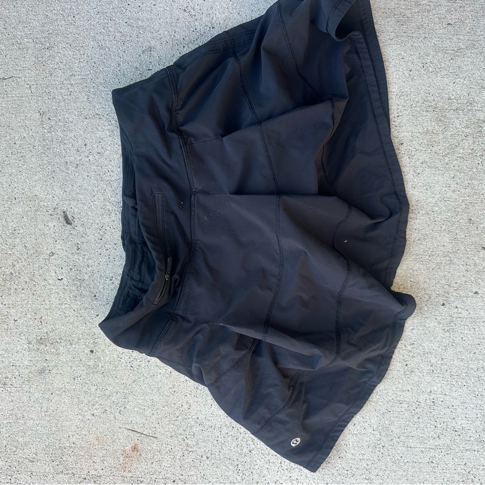 lululemon athletica Black Mini Skirt
